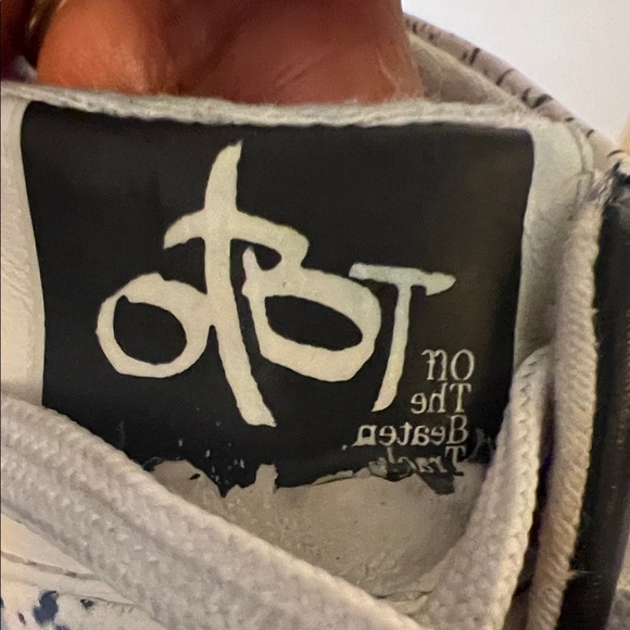 OTBT Black and White High-Top Sneakers - Picture 13 of 13